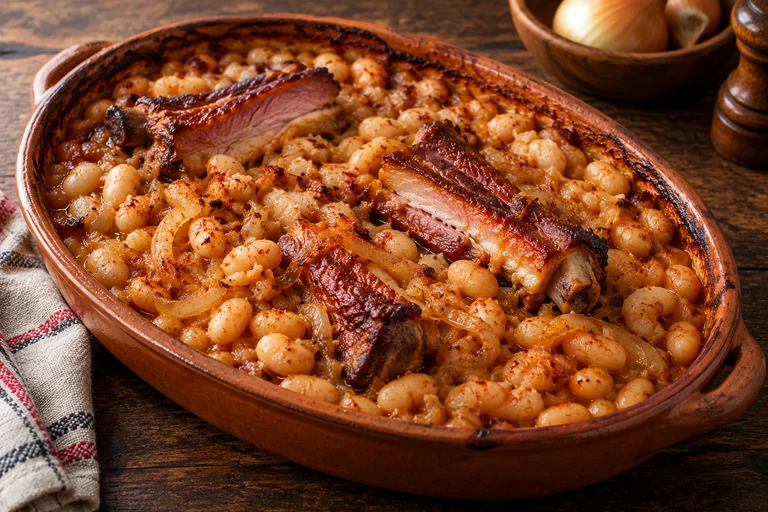 Prebranac aux travers de porc fumés